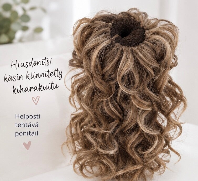 Ponytail clip on&doniltsi