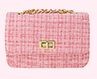 Pink Chic Tweed Bag
