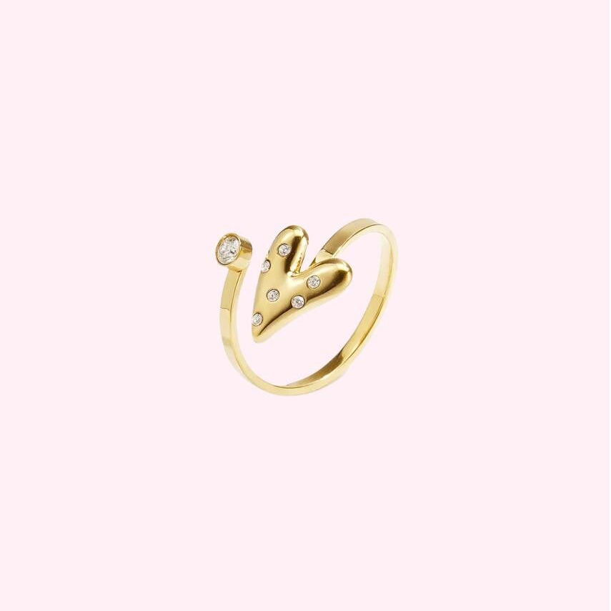 Starry Heart Ring