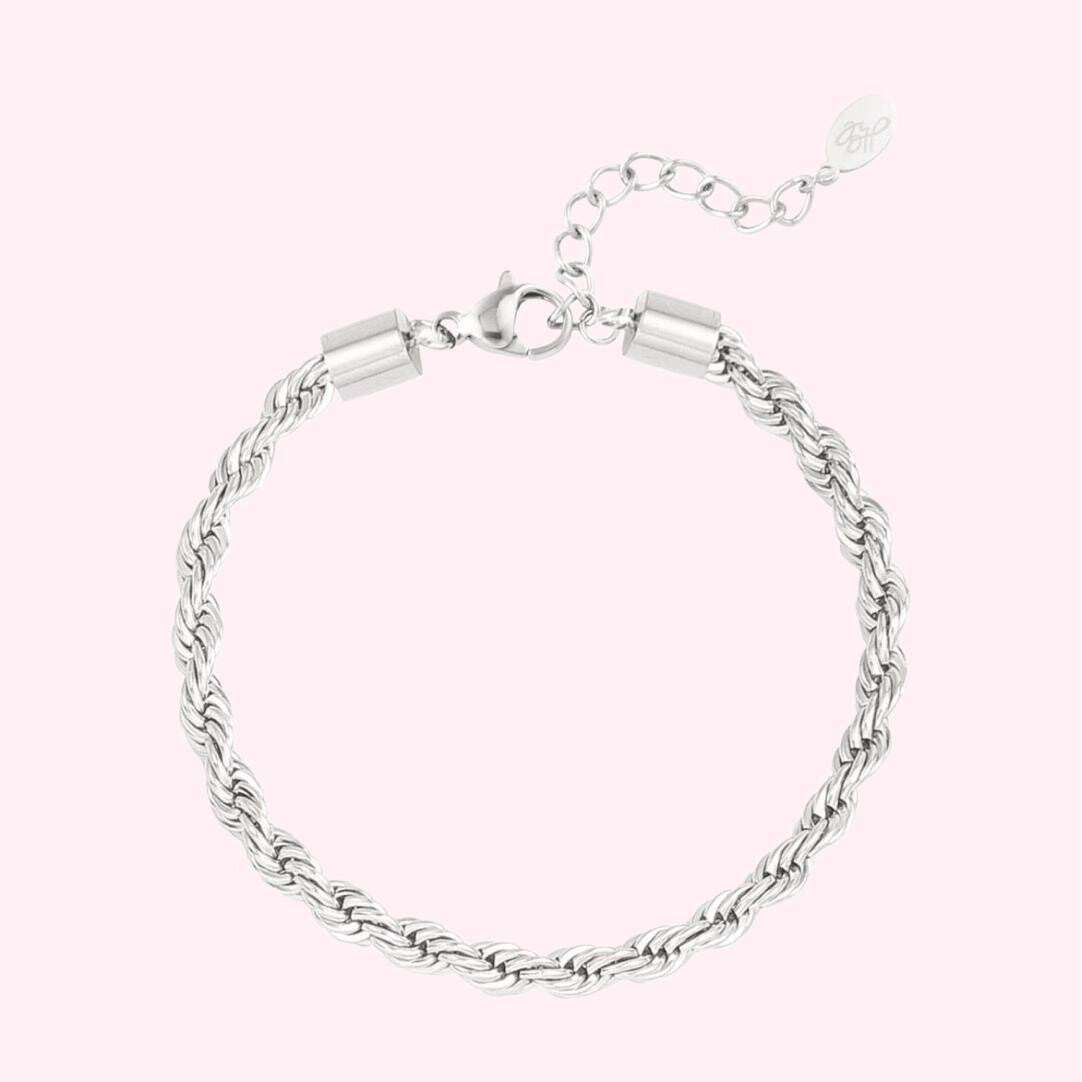 Silver Rope Bracelet