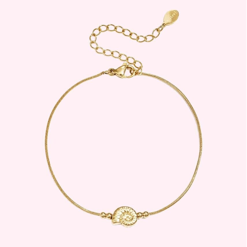 Golden Snail Bracelet