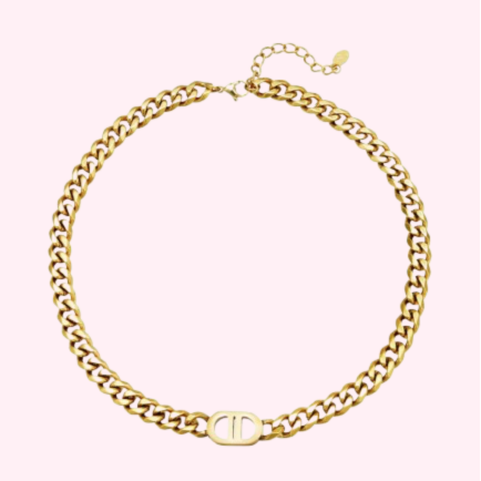Golden Chain Link Necklace