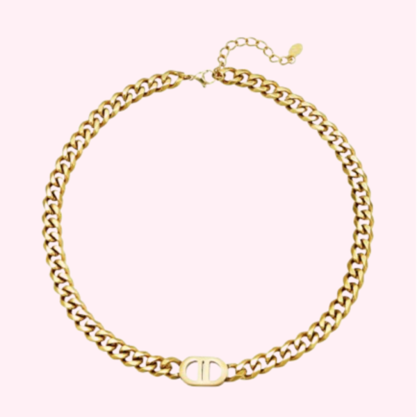 Golden Chain Link Necklace
