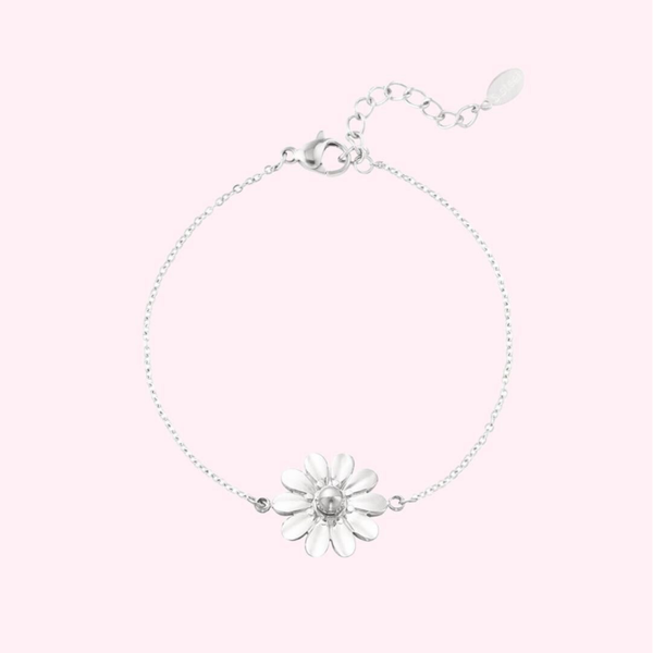 Silver Daisy Bracelet