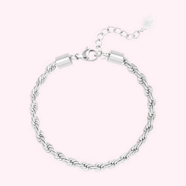 Silver Rope Bracelet