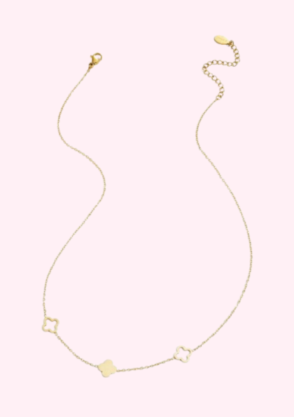 Golden Clover Necklace