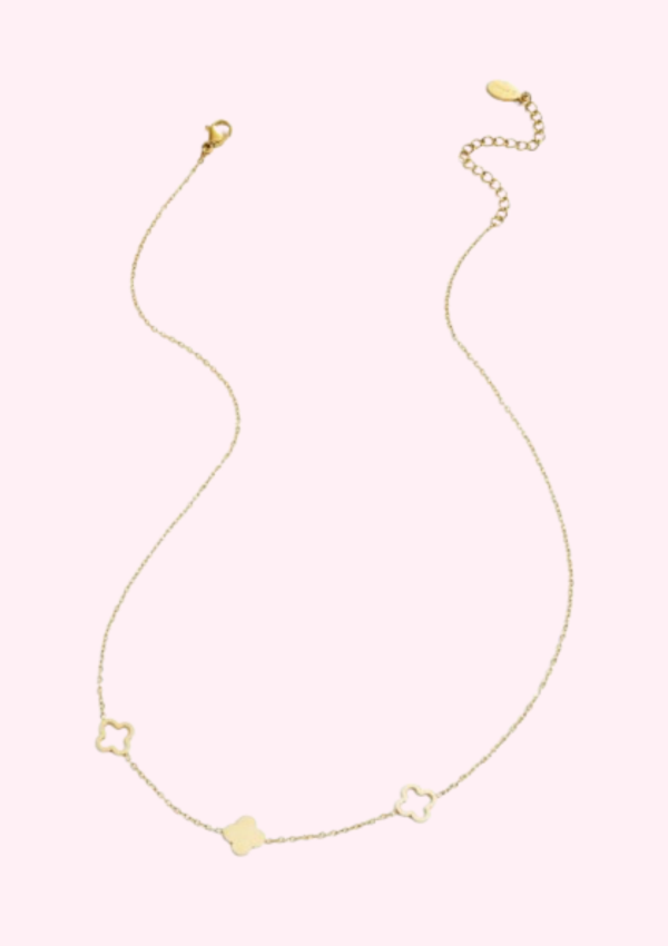 Golden Clover Necklace