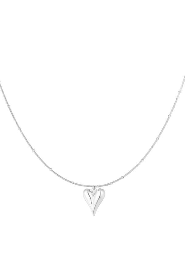 Zilveren Ketting met Hartje