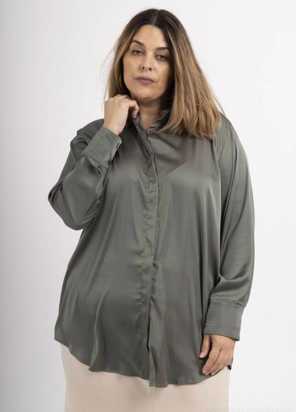 Blouse, satijn