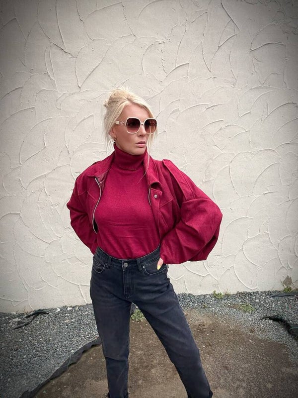 Mom jeans, antraciet