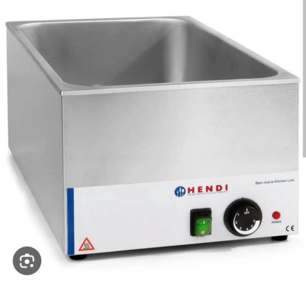 chafing dish pro hendi rvs met 2 bakken en deksel