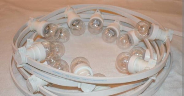 prikkabel verlichting 15 meter wit (tuin/tent)verlichting