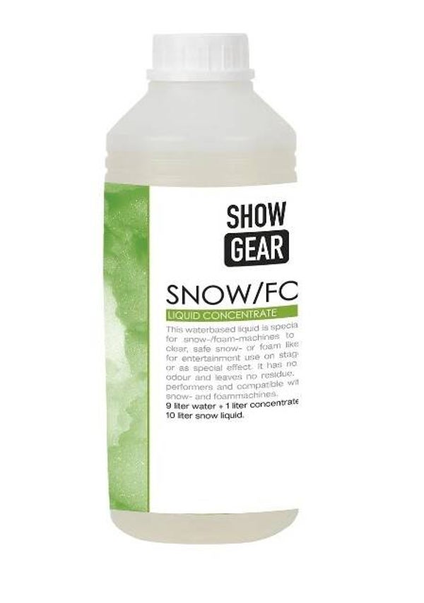 Showgear Snow/Foam Concentrate 1 litre 1 liter – op waterbasis