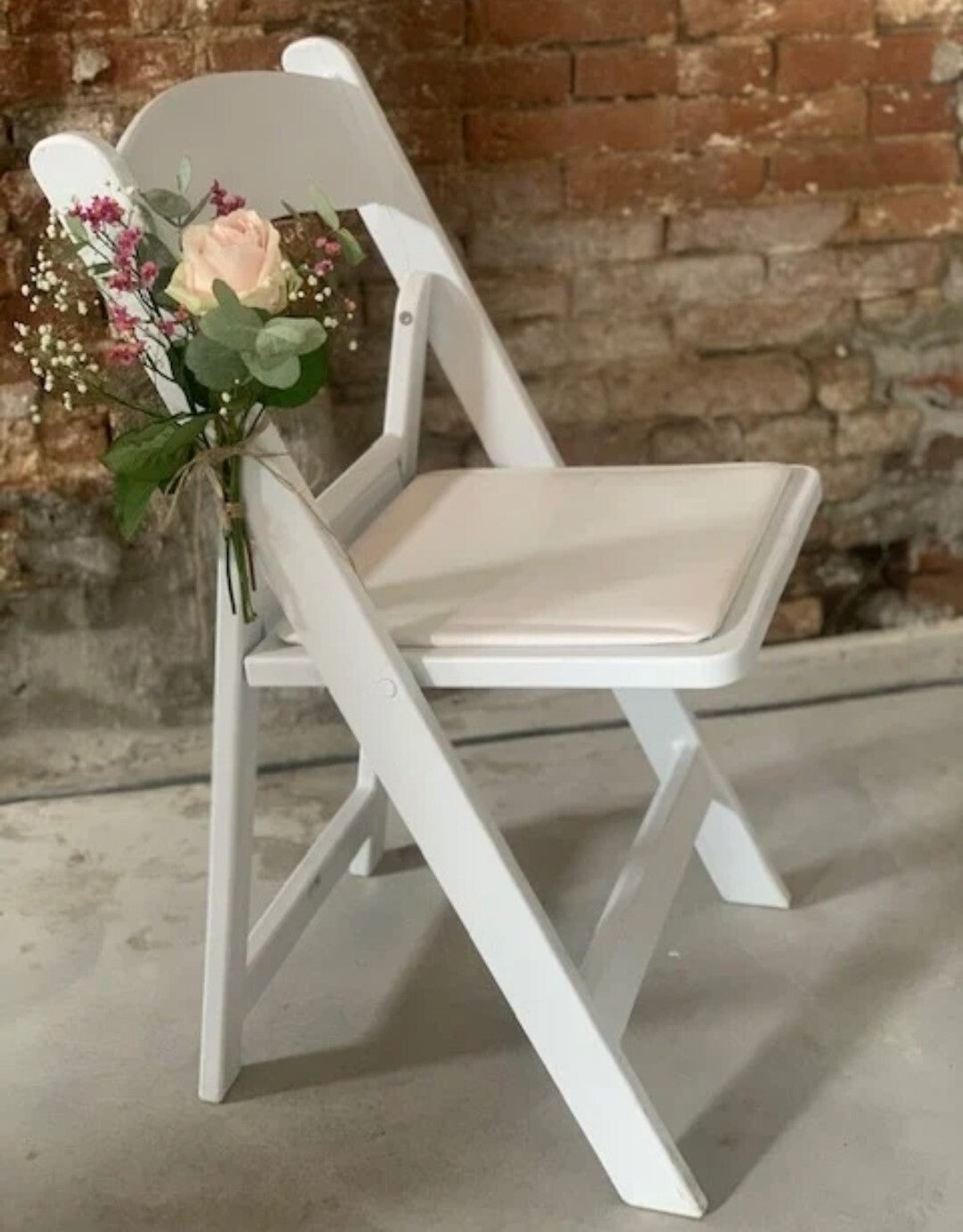 *nieuw* Wedding chair wit per stuk