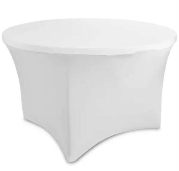 Partytafel/buffet Rond - Ø 122 rok wit