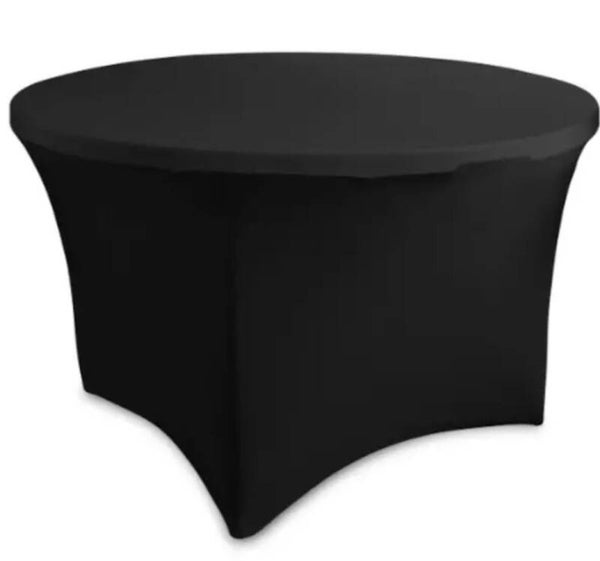 Partytafel/buffet Rond - Ø 122 rok zwart