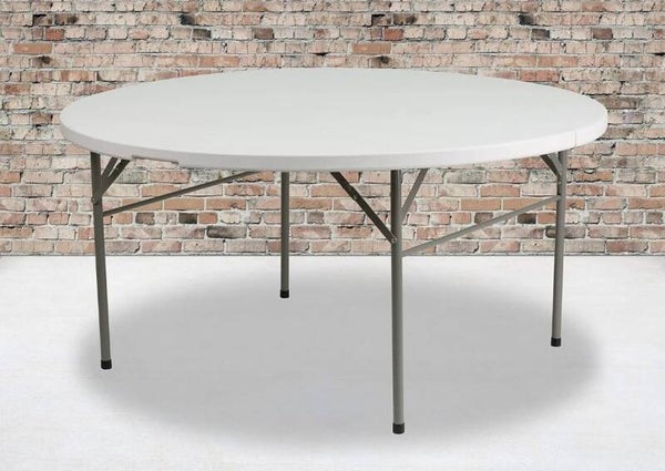 *nieuw* Partytafel/buffet Rond - Ø 122 x H 74 CM - Wit