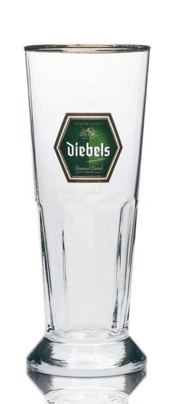 Bierglas 25cl altbier diebels per 12