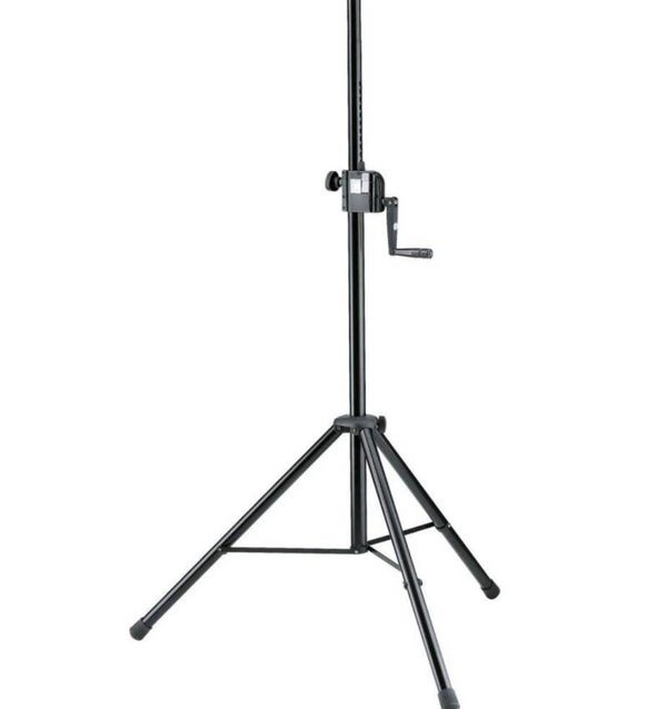 Aanvulling/dmx controller/5xdmx kabels 1x k&m windup statief+t-bar