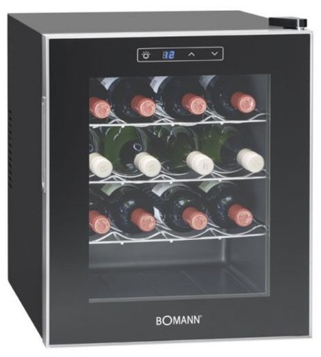 Bomann ksw 344 wijnklimaatkast 46 liter 16flessen (digitaal)