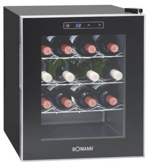 Bomann ksw 344 wijnklimaatkast 46 liter 16flessen (digitaal)