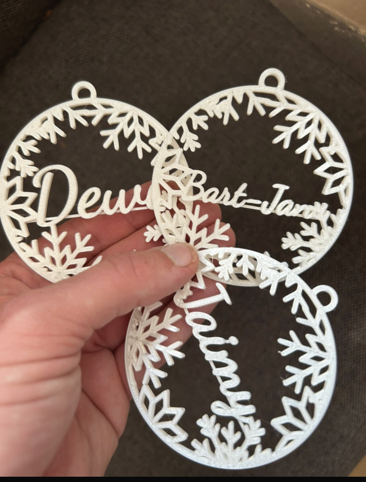 kerstbal met naam