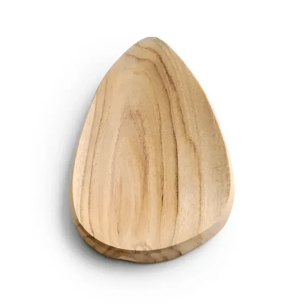 Schaaltje Teak Plat Druppel