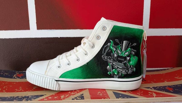 Sneakers custom Ninja Kawasaki n° 39