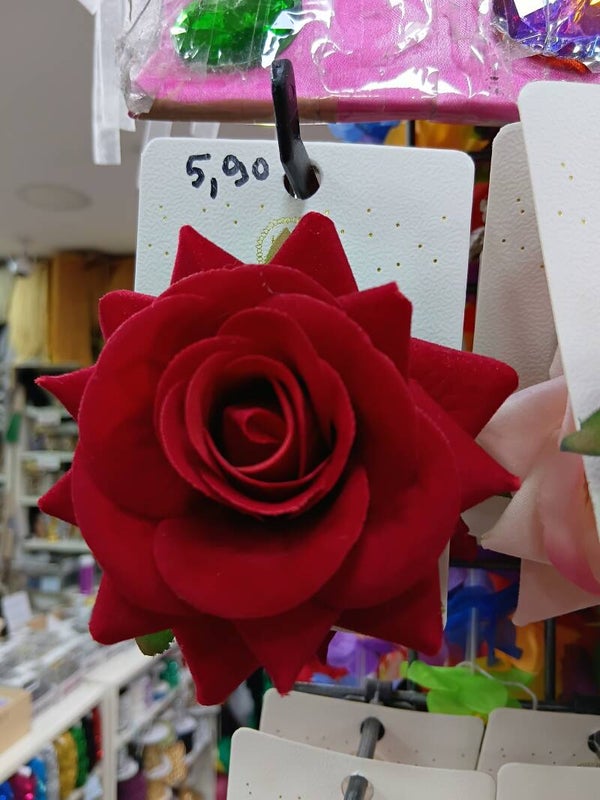 Fleur en tissu