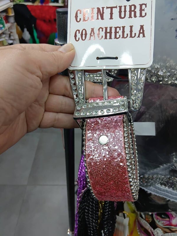 Ceinture strass Coachella