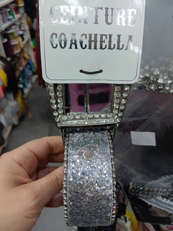 Ceinture strass Coachella