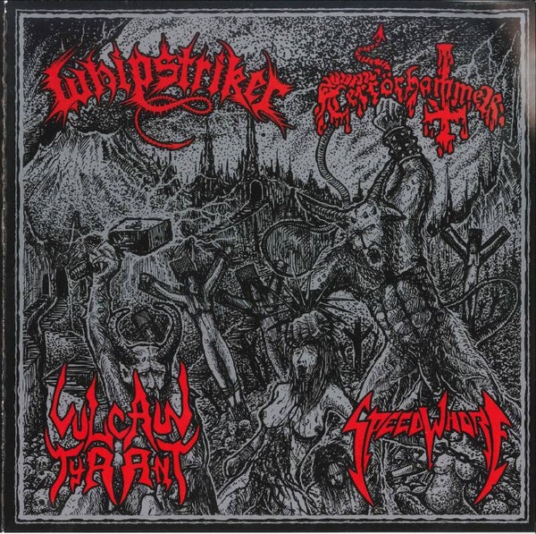 Whipstriker / Terrörhammer / Vulcan Tyrant / Speedwhore (7" Vinyl Split EP)