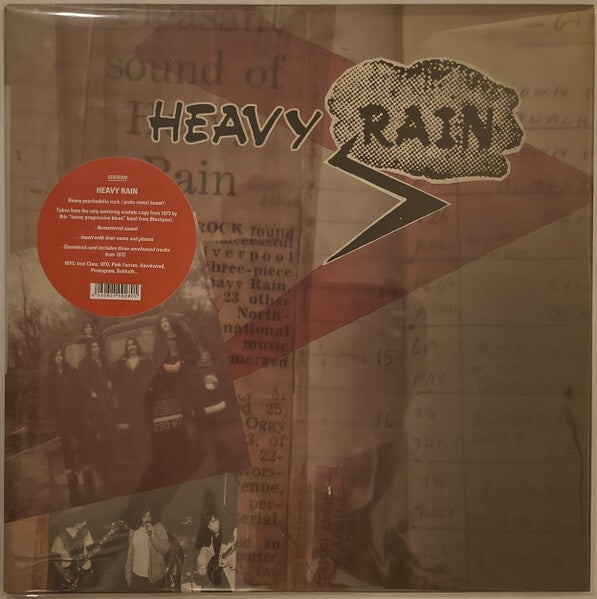 Heavy Rain - Heavy Rain (2026 Reissue) (12" Black Vinyl Demo LP)