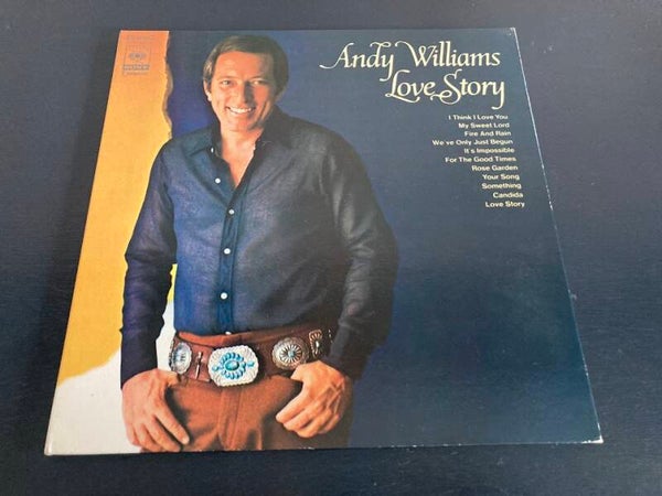 Andy Williams "Love Story" gatefold uit Japan