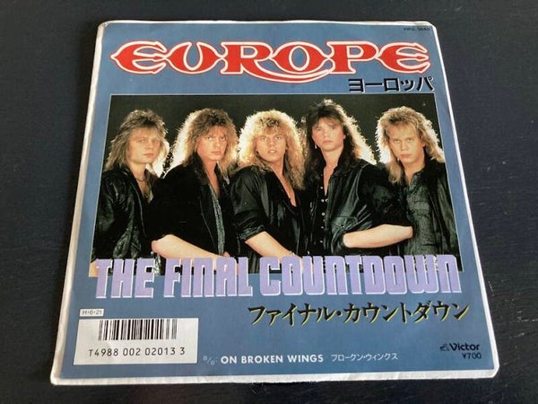 Europe "Final Countdown" 7" single uit Japan