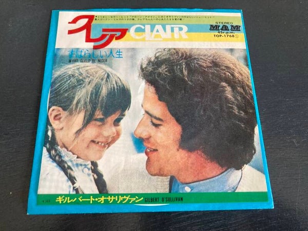 Gilbert O'Sullivan "Clair" 7" single uit Japan