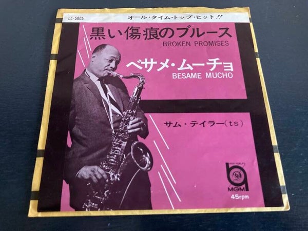 Sam 'The Man' Taylor "Broken Promises" 7" single uit Japan