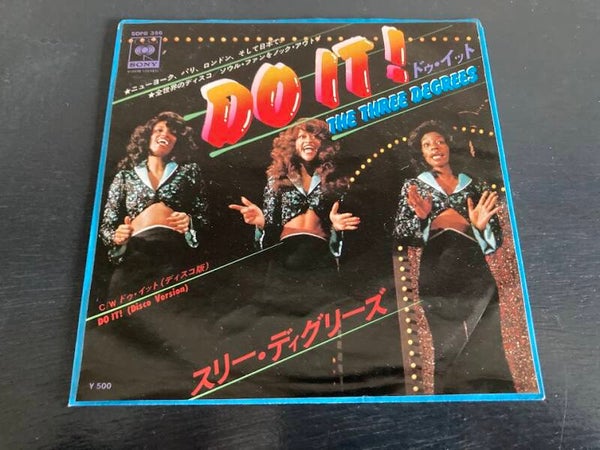 Three Degrees "Do It (Use Your Mind)" 7" single uit Japan