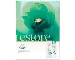Geschenk Dove – Aloe Vera Douche 225 ml, Deo 150 ml. voordeelpak 3x