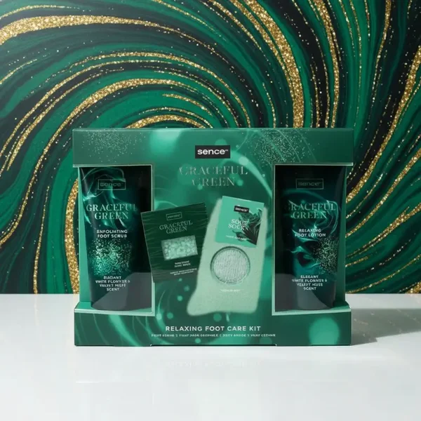 Sence collection night luxe graceful green foot giftset 1ST
