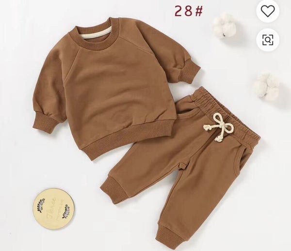 2-delige Baby Set – Bruin/ licht green ook vanaf 26 sept