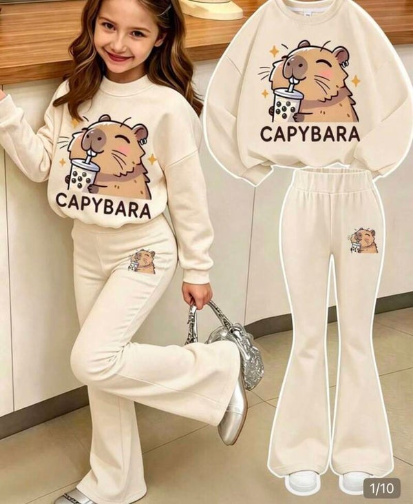 leuke meisjes set capybara