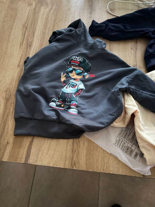 hoody zwart  boxi