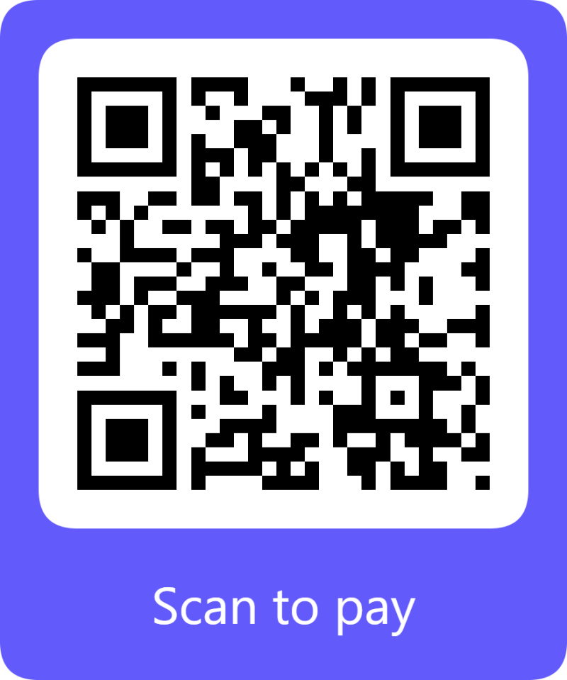 QR code that links to https://buy.stripe.com/28o9E6ey25FJgXS5kE