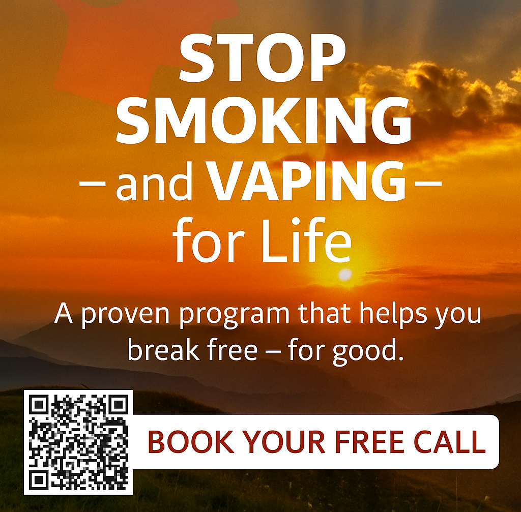 Stop Smoking and Vaping - for Life (deposit)