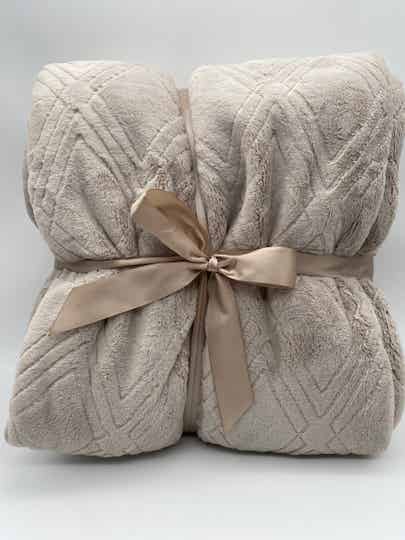 Soft plaid Beige/ chateau grijs