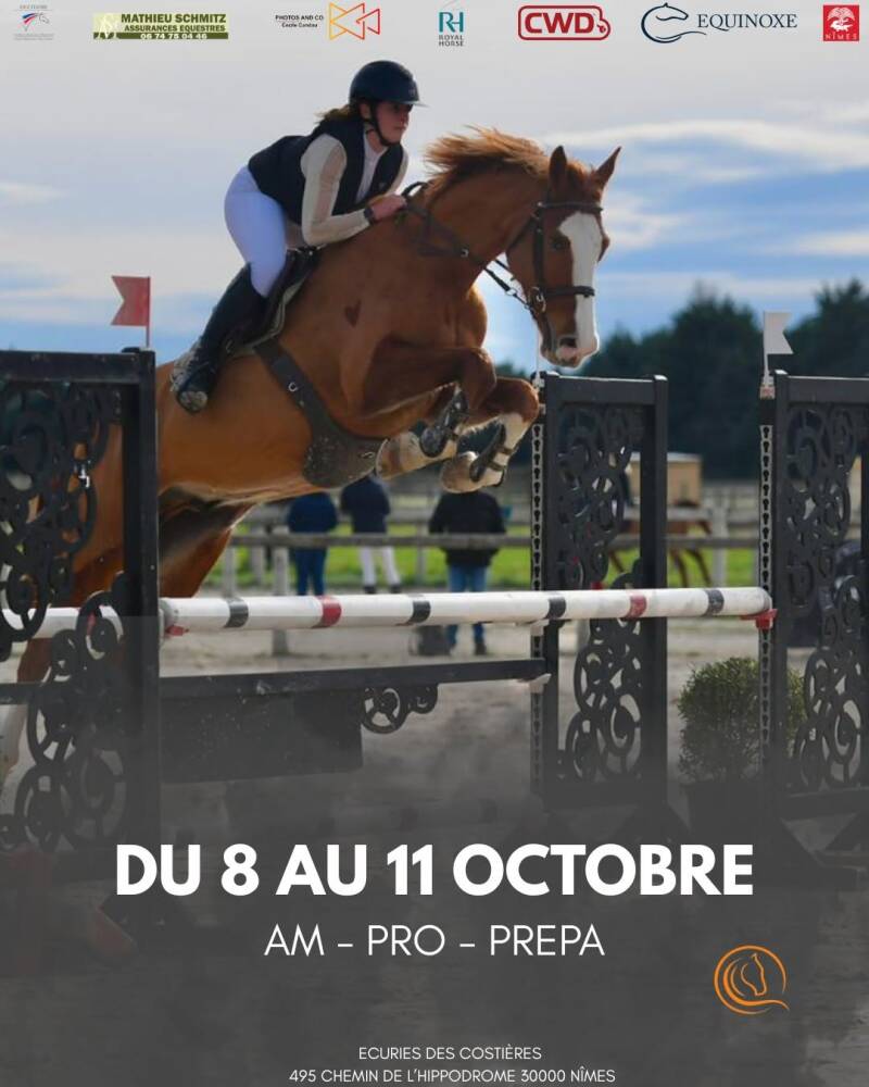 Jumping Nîmes Costières AM PRO PREPA | 8 au 11 Octobre | CSO National