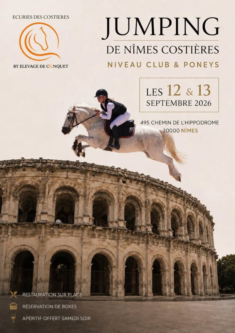CSO Ecuries Nîmes Costières | 12 & 13 septembre 2026