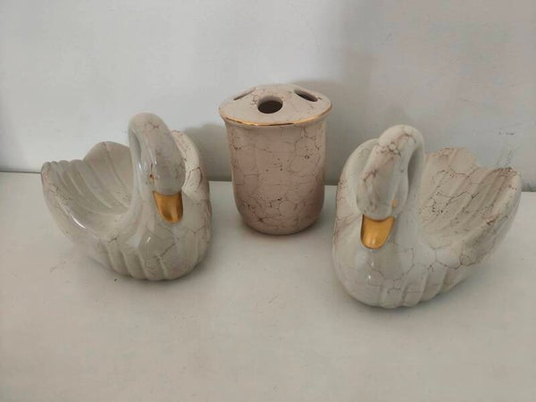 Set salle de bains - porte savons et brosses à dents