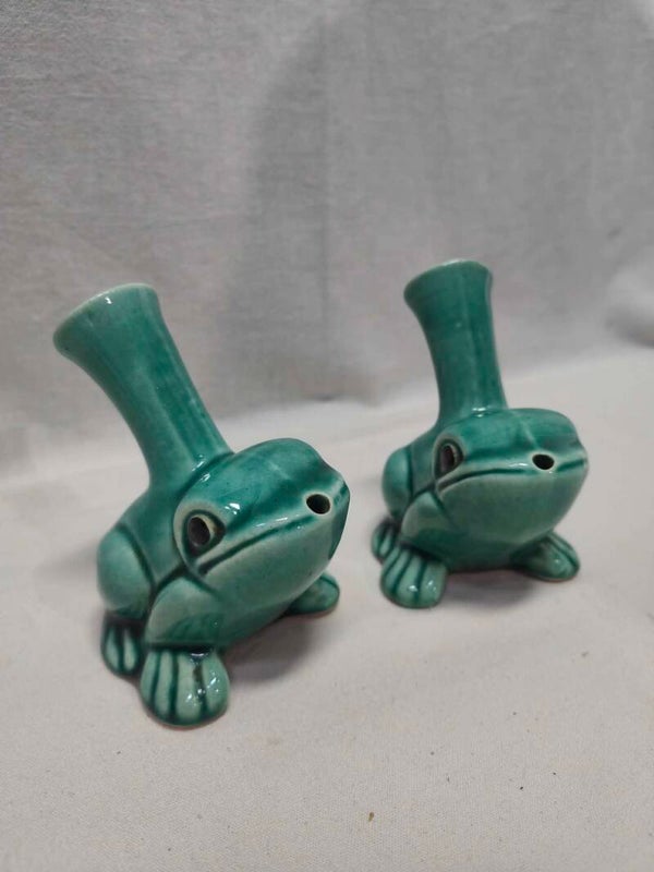 Lot de 2 vases grenouille